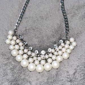 Pearl statement necklace